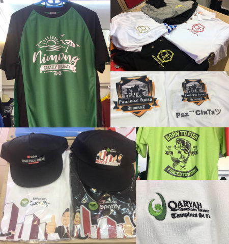 Photo of shirt number printing